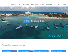 Tablet Screenshot of magic-sea.com